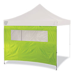 Ergodyne Shax 6092 Pop-Up Tent Sidewall with Mesh Window, Single Skin, 10 ft x 10 ft, Polyester, Lime
