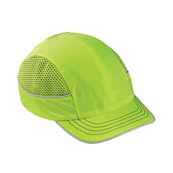 Ergodyne Skullerz 8950 Bump Cap Hat, Short Brim, Lime