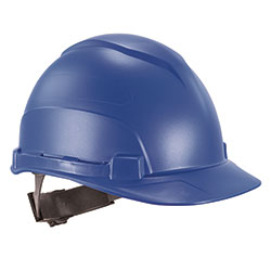 Ergodyne Skullerz 8967 Class E Lightweight Cap-Style Hard Hat, 6-Point Rachet Suspension, Blue