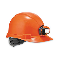 Ergodyne Skullerz 8970LED Class E Hard Hat Cap Style with LED Light, Orange