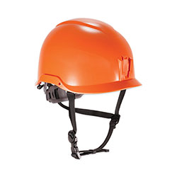 Ergodyne Skullerz 8974 Class E Safety Helmet, 6-Point Ratchet Suspension, Orange