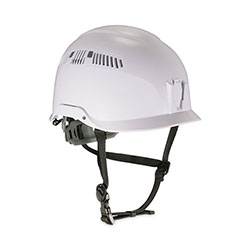 Ergodyne Skullerz 8975 Class C Safety Helmet, 6-Point Ratchet Suspension, White