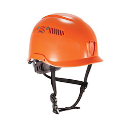 Ergodyne Skullerz 8975 Class C Safety Helmet, 6-Point Ratchet Suspension, Orange