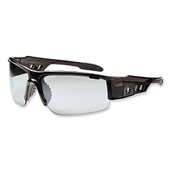 Ergodyne Skullerz Dagr Safety Glasses, Black Nylon Impact Frame, Indoor/Outdoor Polycarbonate Lens