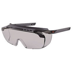 Ergodyne Skullerz OSMIN Safety Glasses, Matte Black Polycarbonate Frame, Indoor/Outdoor Polycarbonate Lens