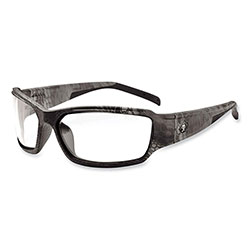 Ergodyne Skullerz Thor Safety Glasses, Kryptek Tyhpon Nylon Impact Frame, Clear Polycarbonate Lens