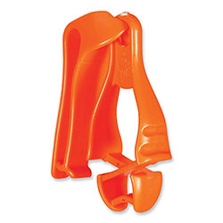 Ergodyne Squids 3405 Belt Clip Glove Clip Holder, 1 x 1 x 6, Acetal Copolymer, Orange