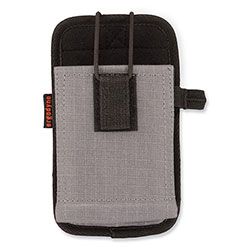Ergodyne Squids 5542 Phone Style Scanner Holster w/Belt Loop, Large, 1 Comp, 3.75x1.25x 6.5, Polyester,Gray,Ships in 1-3 Business Days