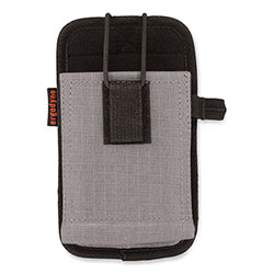 Ergodyne Squids 5544 Phone Style Scanner Holster w/Belt Clip and Loops, 1 Comp, 3.75 x 1.25 x 6.5, Gray