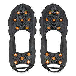 Ergodyne Trex 6304 One-Piece Step-In Full Coverage Ice Cleats, X-Large, Black, Pair