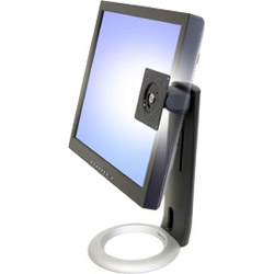 Ergotron Neo-Flex LCD Stand for LCDs up to 24", Black/Silver