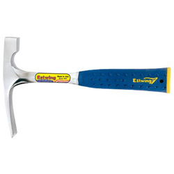 Estwing Bricklayer or Mason's Hammers, 16 oz, 11 in, Steel Handle