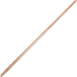 Ettore Products Floor Squeegee Wooden Pole Handle, 54 in Length, 1 in Diameter, Natural, Wood, 12/Carton