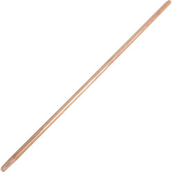 Ettore Products Handle, Wood, Tapered Tip, 1 in Diameter, 54 inL, Natural