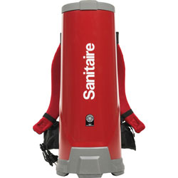 Eureka Vacuum Backpack, 10 Qt., 29 inx12 inx11 in, Red
