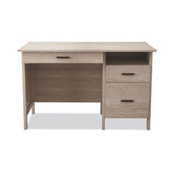 Homenations Barrington 47.5 in Writing Desk, 47.5 in x 22 in x 30 in, Washed Gray