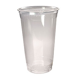 Fabri-Kal Kal-Clear PET Cold Drink Cups, 24 oz, Clear, 25/Sleeve, 24 Sleeves/Carton