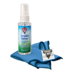 Falcon Safety Laptop Computer Cleaning Kit, 50mL Spray/Microfiber Cloth