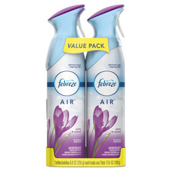 Febreze Air Effects, Twin Pack, Spring & Renewal Scent, Aerosol, 8.8 oz. Can, 2 Total