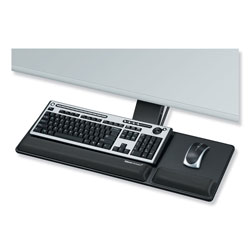 Fellowes Designer Suites Compact Keyboard Tray, 19w x 9.5d, Black