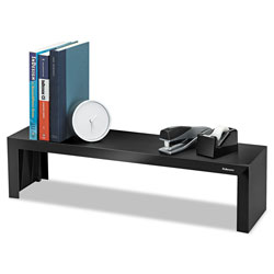Fellowes Designer Suites Shelf, 30 lb Capacity, 26 x 7 x 6.75, Black Pearl
