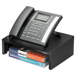 Fellowes Designer Suites™ Telephone Stand, 13 x 9 1/8 x 4 3/8, Black Pearl