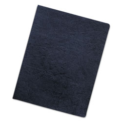 Fellowes Executive Leather-Like Presentation Cover, Navy, 11.25 x 8.75, Unpunched, 50/Pack