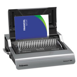 Fellowes Galaxy 500 Electric Comb Binding System, 500 Sheets, 19.63 x 17.75 x 6.5, Gray
