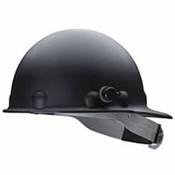 Fibre-Metal Roughneck P2HN Hard Hats, 8 Point, Quick-Lok Mounting Blocks, Black