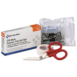 First Aid Only 24 Unit ANSI Class A+ Refill, CPR Breather, Scissors, Tape