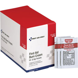 First Aid Only First Aid Burn Ointment, Singe Use Packets, 50/BX, Red/White