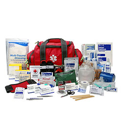 First Aid Only First Responder Bag, 340 Pieces, Fabric Case