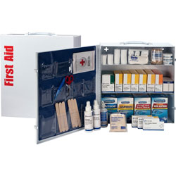 First Aid Only Industrial First Aid Station for 100 People, 1041 Pieces, OSHA, Metal Case