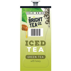 Flavia™ The Bright Tea Co. Iced Green Tea with Honey Freshpack, Green with Honey, 0.11 oz Pouch, 100/Carton