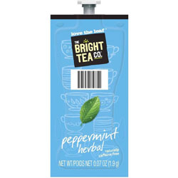 Flavia™ The Bright Tea Co. Peppermint Herbal Tea Freshpack, Peppermint, 0.07 oz Pouch, 100/Carton