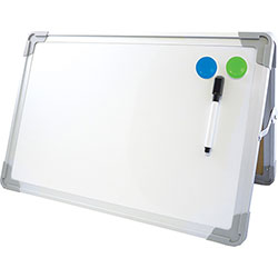 Flipside Desktop Easel Set with Pen and Two Magnets, 20 in x 16 in