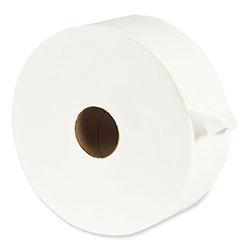Floral Soft® 1-Ply Jumbo Bathroom Tissue, Septic Safe, White, 3.55 in x 3,000 ft, 6 Rolls/Carton