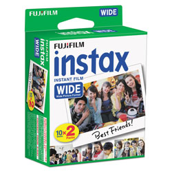 Fuji Instax Wide Film Twin Pack, 800 ASA, 20-Exposure Roll