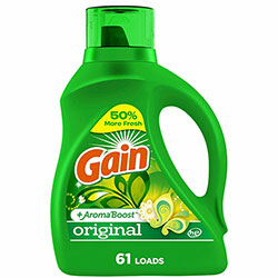 Gain Detergent with Aroma Boost, Liquid, 88 fl oz (2.8 quart), Aroma Scent, 1 Bottle