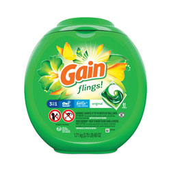 Gain Flings Detergent Pods, Orginal, 81 Pods/Tub