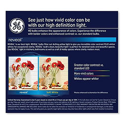 GE Reveal HD+ Color-Enhancing LED Indoor Floodlight, BR30, 9 W, 2/Pack