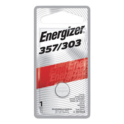 Energizer 357/303 Silver Oxide Button Cell Battery, 1.5V