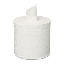 GEN Centerpull Towels, 2-Ply, White, 600 Roll, 6 Rolls/Carton
