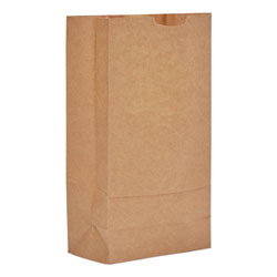 GEN Grocery Paper Bags, 57 lbs Capacity, #10, 6.31 inw x 4.19 ind x 13.38 inh, Kraft, 500 Bags