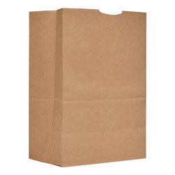 GEN Grocery Paper Bags, 57 lbs Capacity, 1/6 BBL, 12 inw x 7 ind x 17 inh, Kraft, 500 Bags