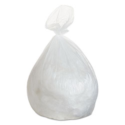GEN High Density Can Liners, 56 gal, 13 mic, 43 in x 46 in, Natural, 20 Bags/Roll, 10 Rolls/Carton