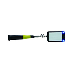 General Tools Telescoping Lighted Inspection Mirror, 2 in x 3 in, 12-1/4 in-33 in L