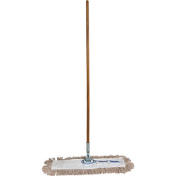 Genuine Joe 24 in Dust Mop with 60 in Handle, 360 Degree Swivel, Chrome Plated