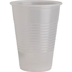 Genuine Joe 9 Oz Cold Plastic Cups, Clear, Pack of 2400