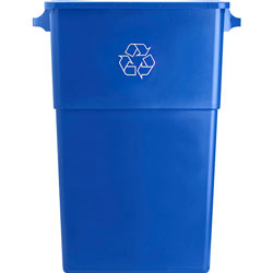Genuine Joe Blue Recycling Container, 23 Gallon